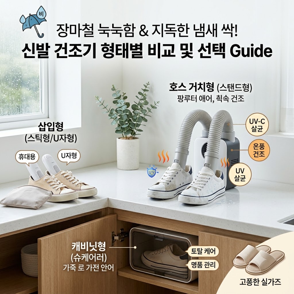 신발 건조기 방식별 비교 및 선택