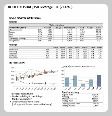KODEX 코스닥150레버리지(233740) 투자전략, 수익률, 장점