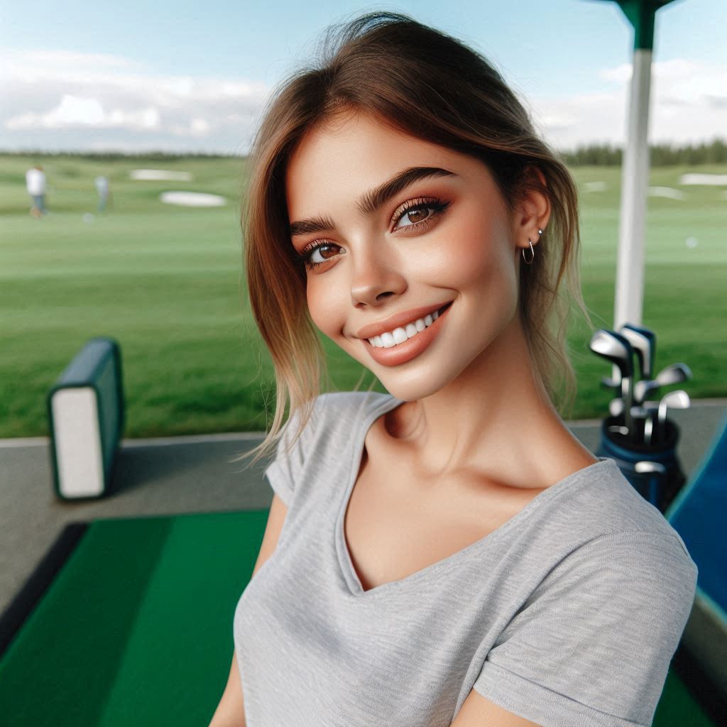 실외골프연습장 배경