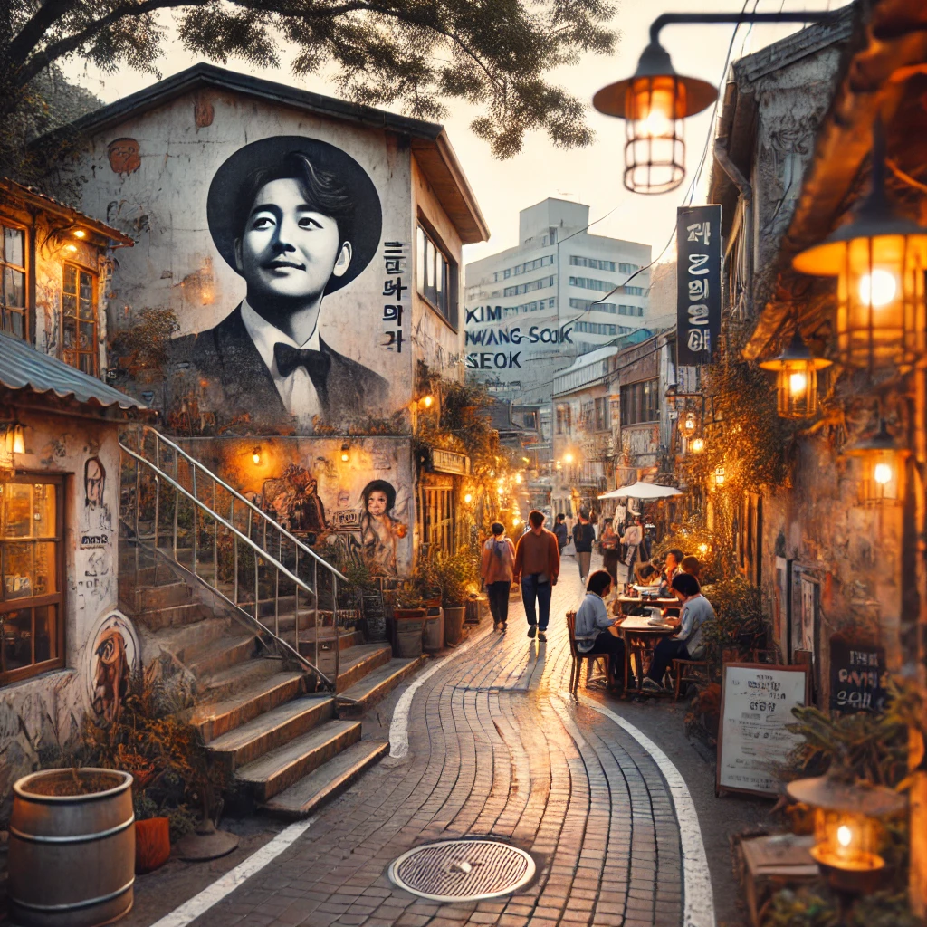 김광석 거리 이미지 사진