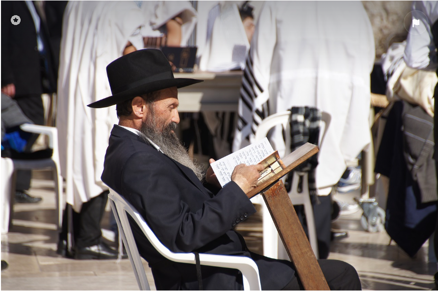 책을 읽고 있는 이스라엘 국민