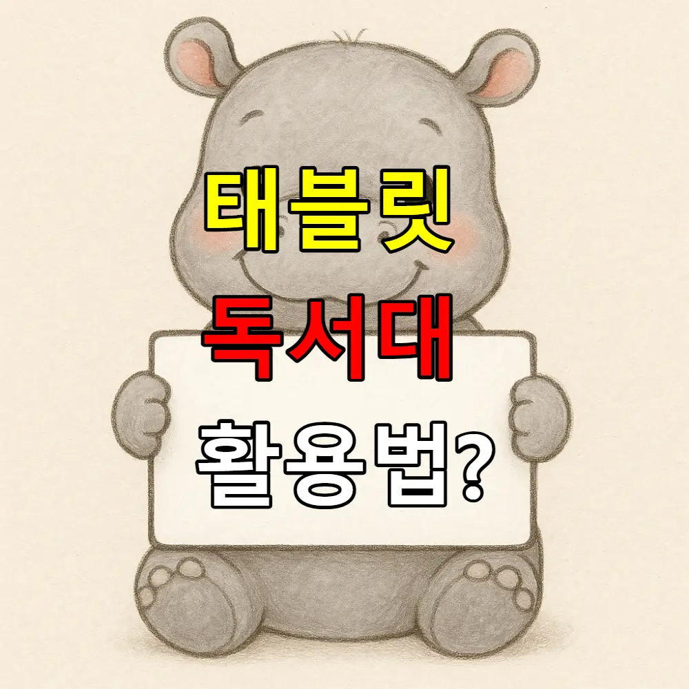 태블릿 독서대 활용법? 자세교정부터 멀티태스킹까지 완벽정리