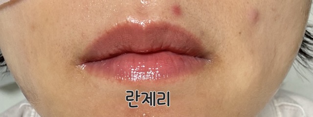 란제리 입술 발색
