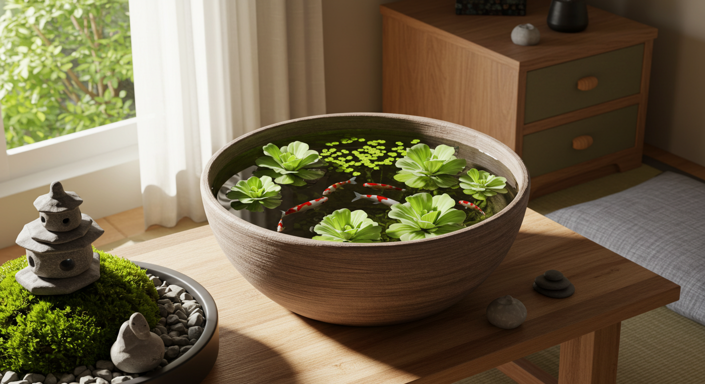 수반을 활용한 플랜테리어 사진