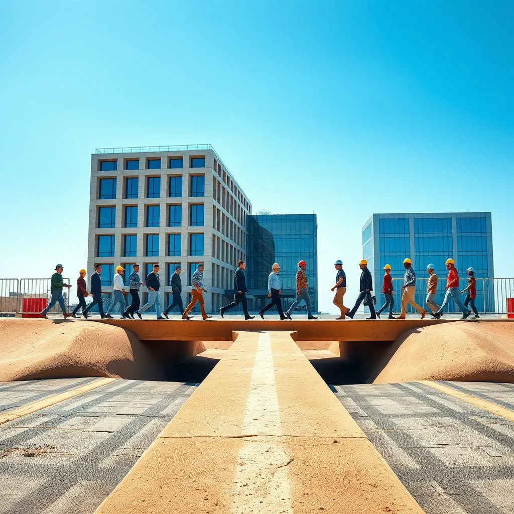 노란봉투법의 주요 내용 중 하나인 사용자 범위 확대가 가져올 변화를 은유적으로 표현합니다.