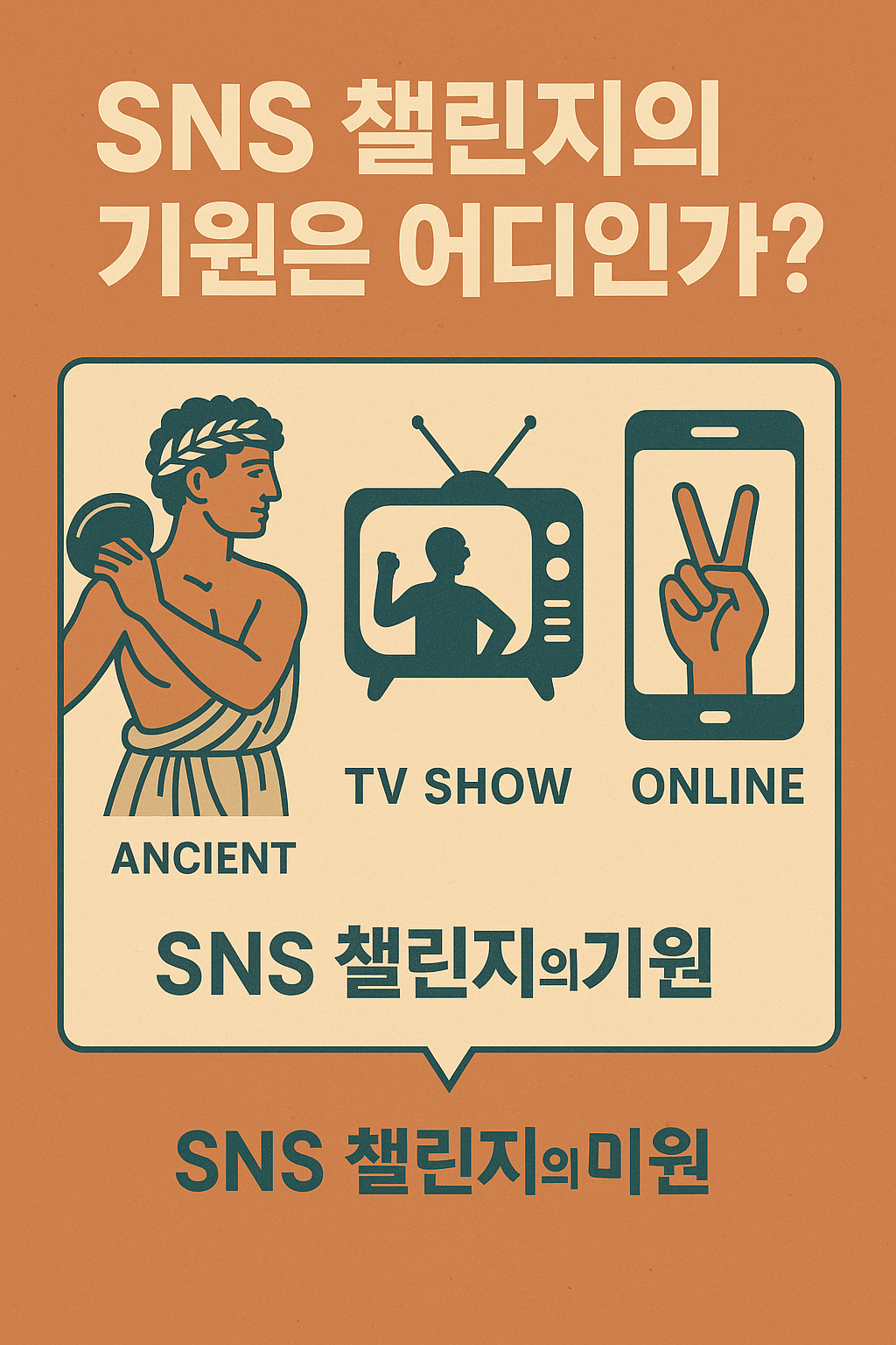 SNS 챌린지의 기원은 어디인가?