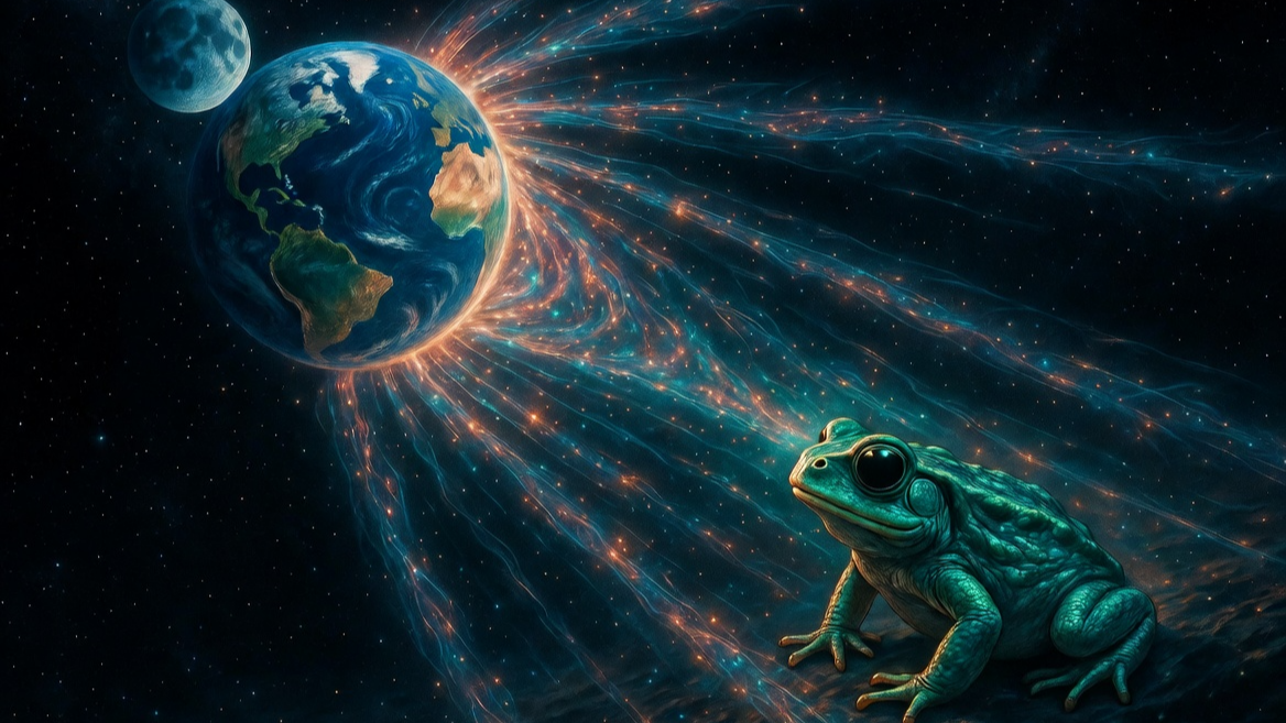 지구의 자기장과 달의 중력을 감지하는 두꺼비의 천체생물학적 원리