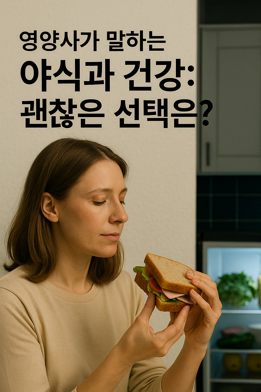 영양사가 말하는 야식과 건강: 괜찮은 선택은? 관련 사진