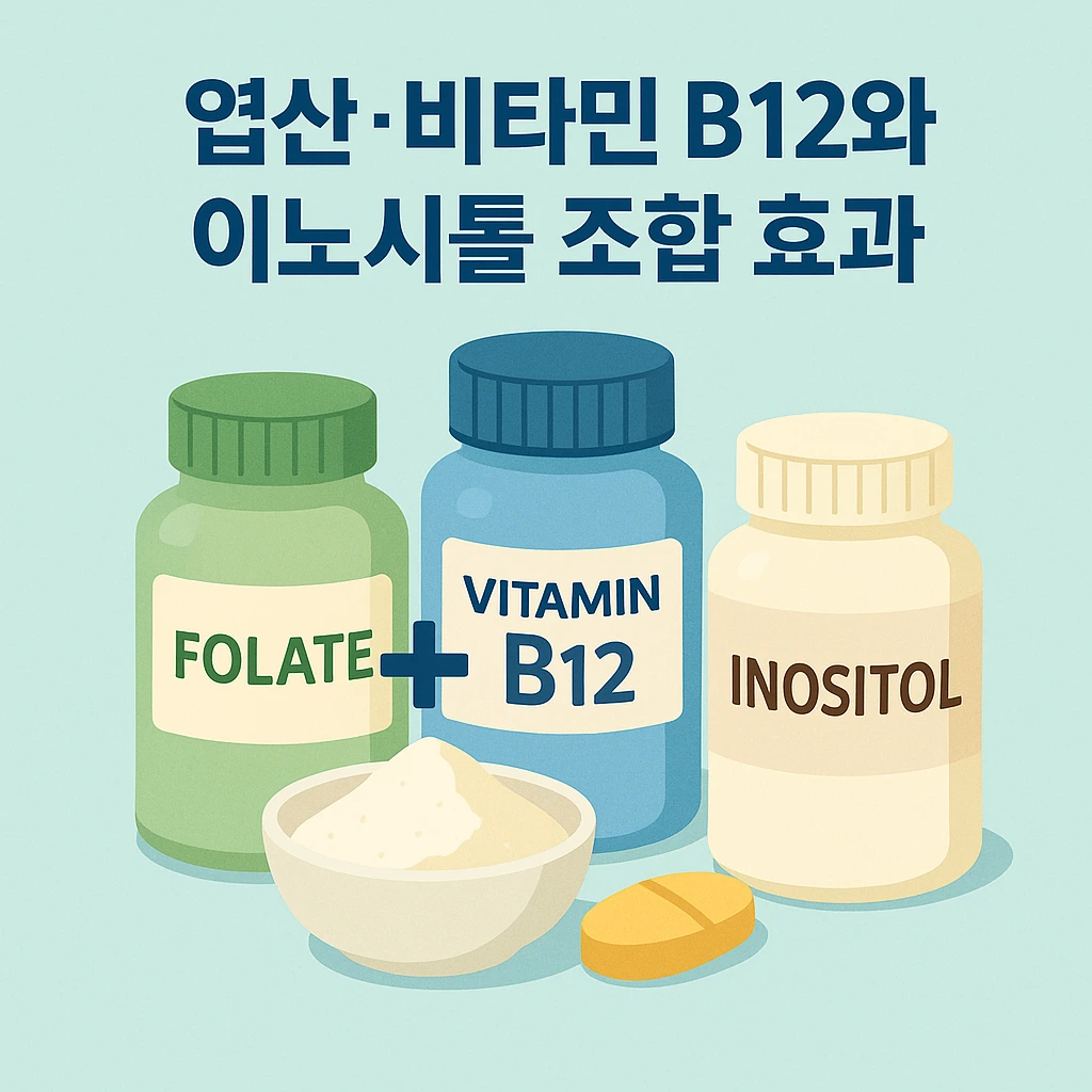 엽산&middot;비타민B12와 이노시톨 조합 효과