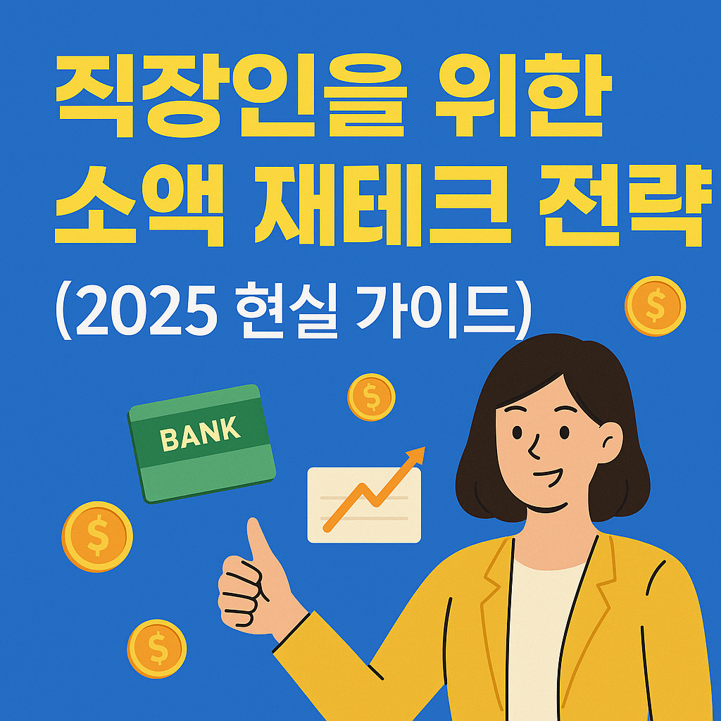 직장인을 위한 소액 재테크 전략 (2025 현실 가이드)