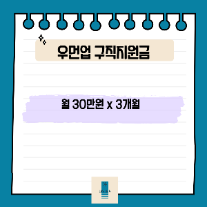 우먼업 구직지원금 _ 혜택