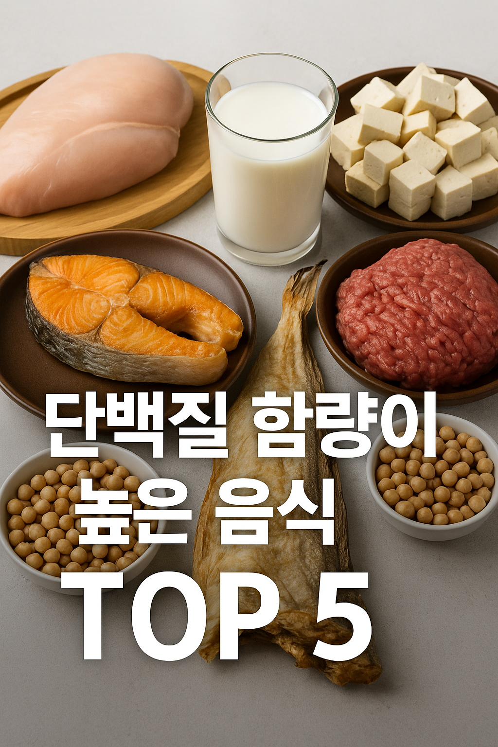 단백질 함량이 가장 높은 음식 TOP 5 - 사진
