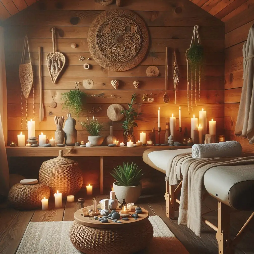 피부,체형관리 샵 배경