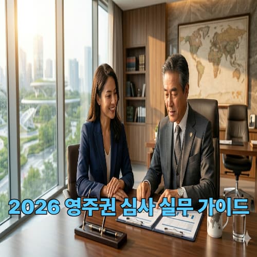2026년 영주권(F-5) 심사 통과법: GNI 2배 소득 증빙 서류와 합산 실무 규칙