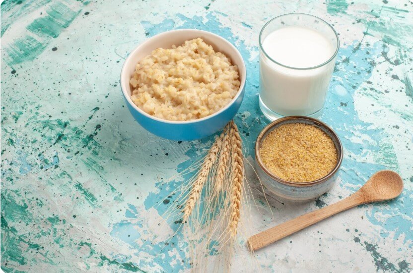 귀리로 만든 식사