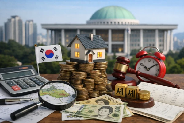 한국 재산세 제도 상징 이미지