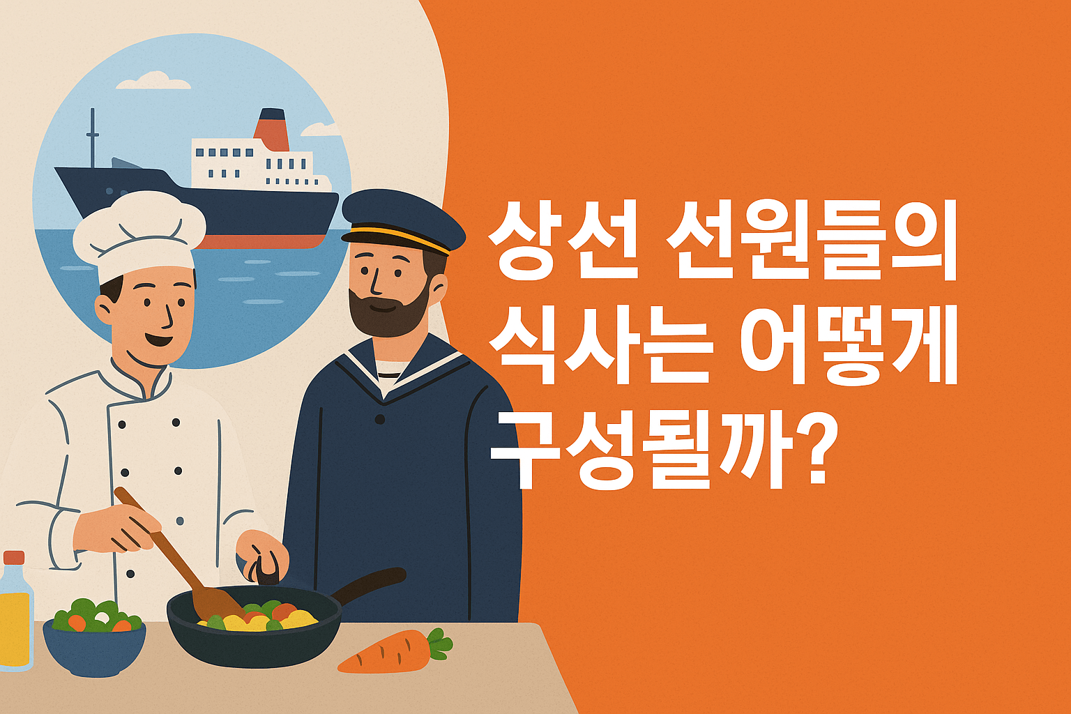 선원들의 식사