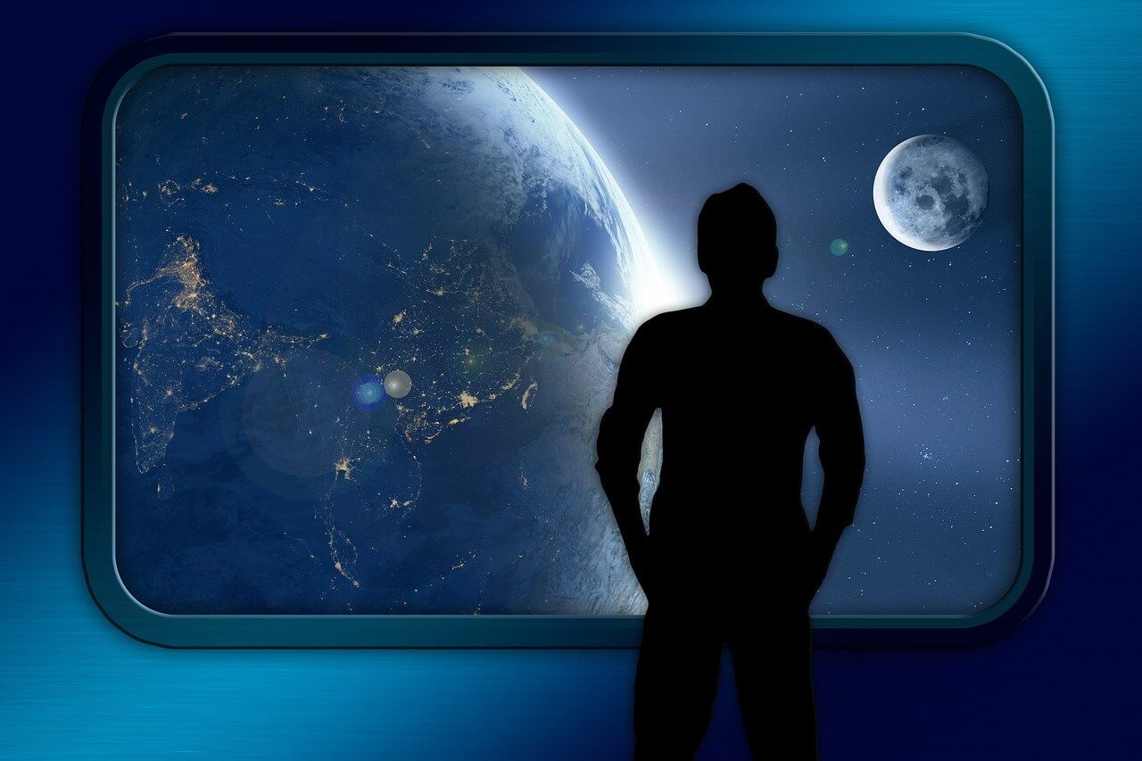 우주에서 거주 상상도