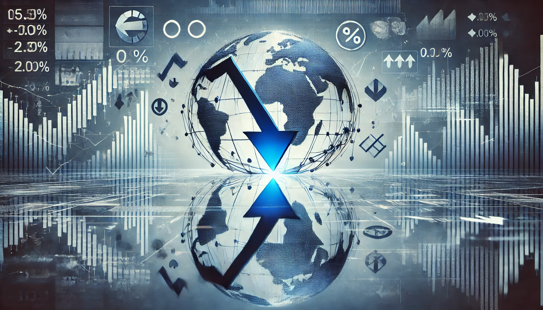 2025년 01월 22일 화요일 - 한국증시 코스피 코스닥 하락을 표현한 이미지 입니다.