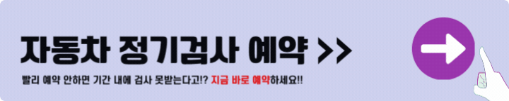 자동차 정기검사 예약