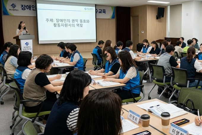 장애인활동지원사 보수교육 이미지