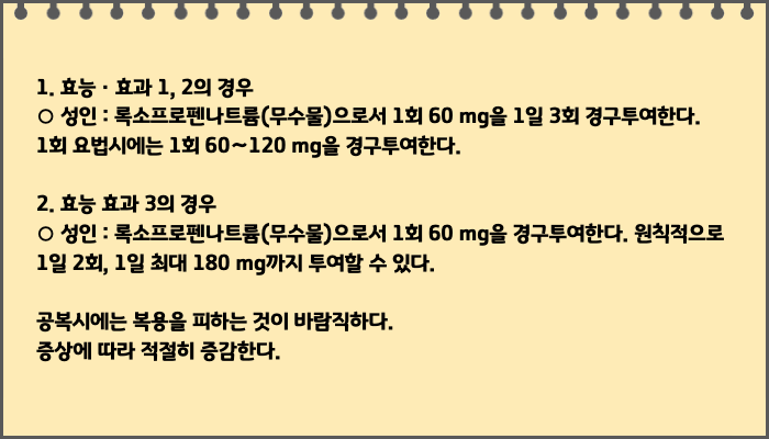 로닌정_복용법