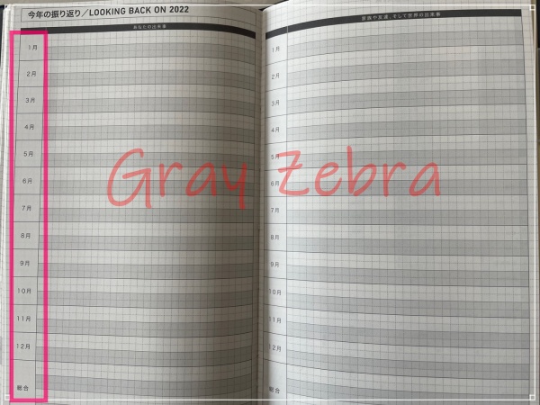 2022 다이어리 1년 계획