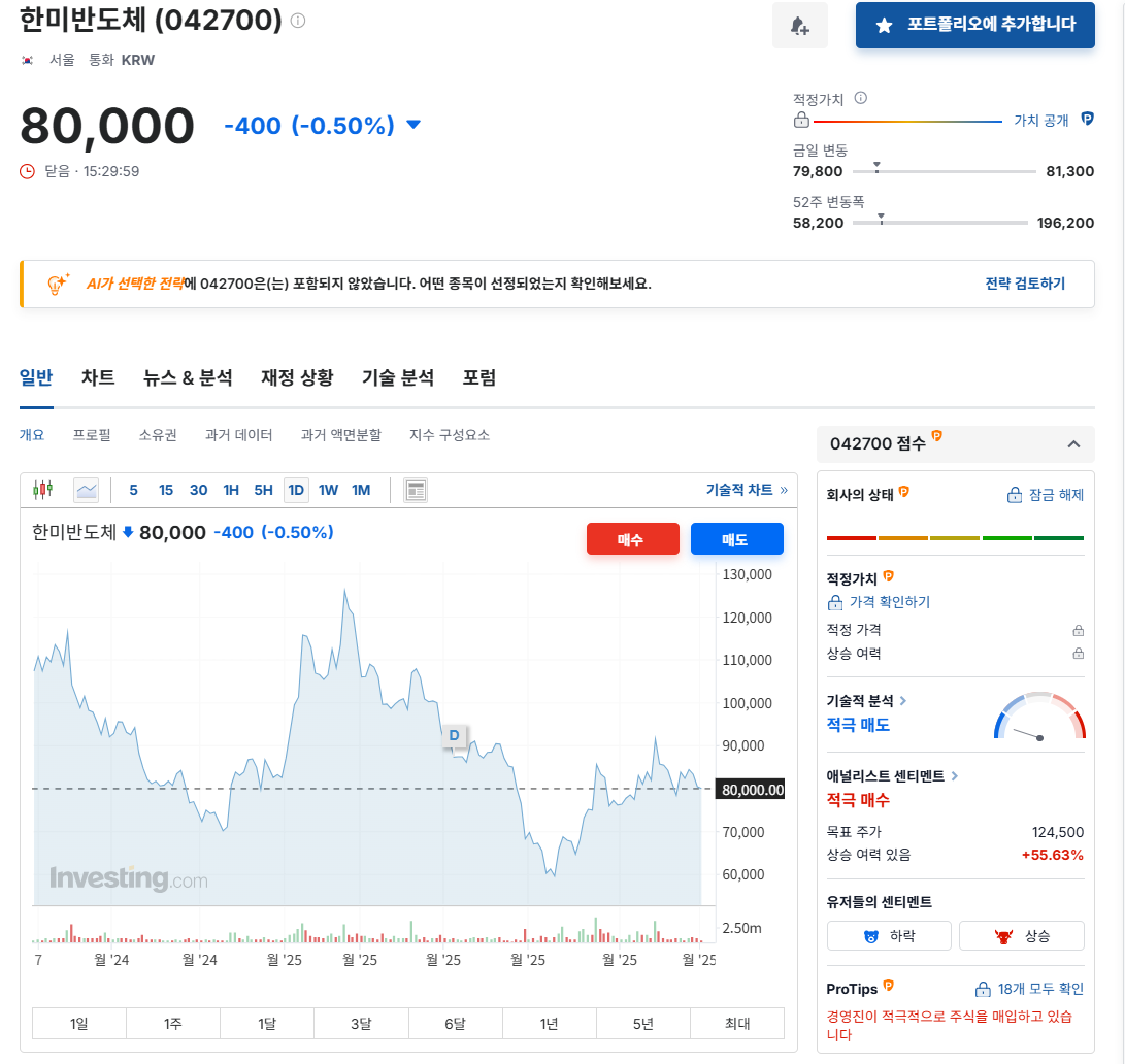 한미반도체 주가