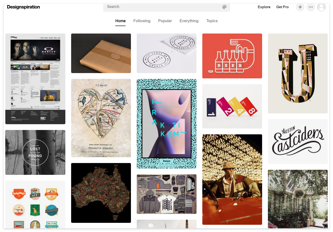 디자인 아이디어가 샘솟게 해주는 사이트 추천