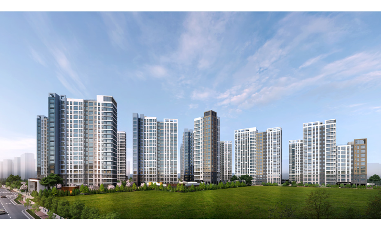 부산 에코델타시티 중흥S클래스 조감도