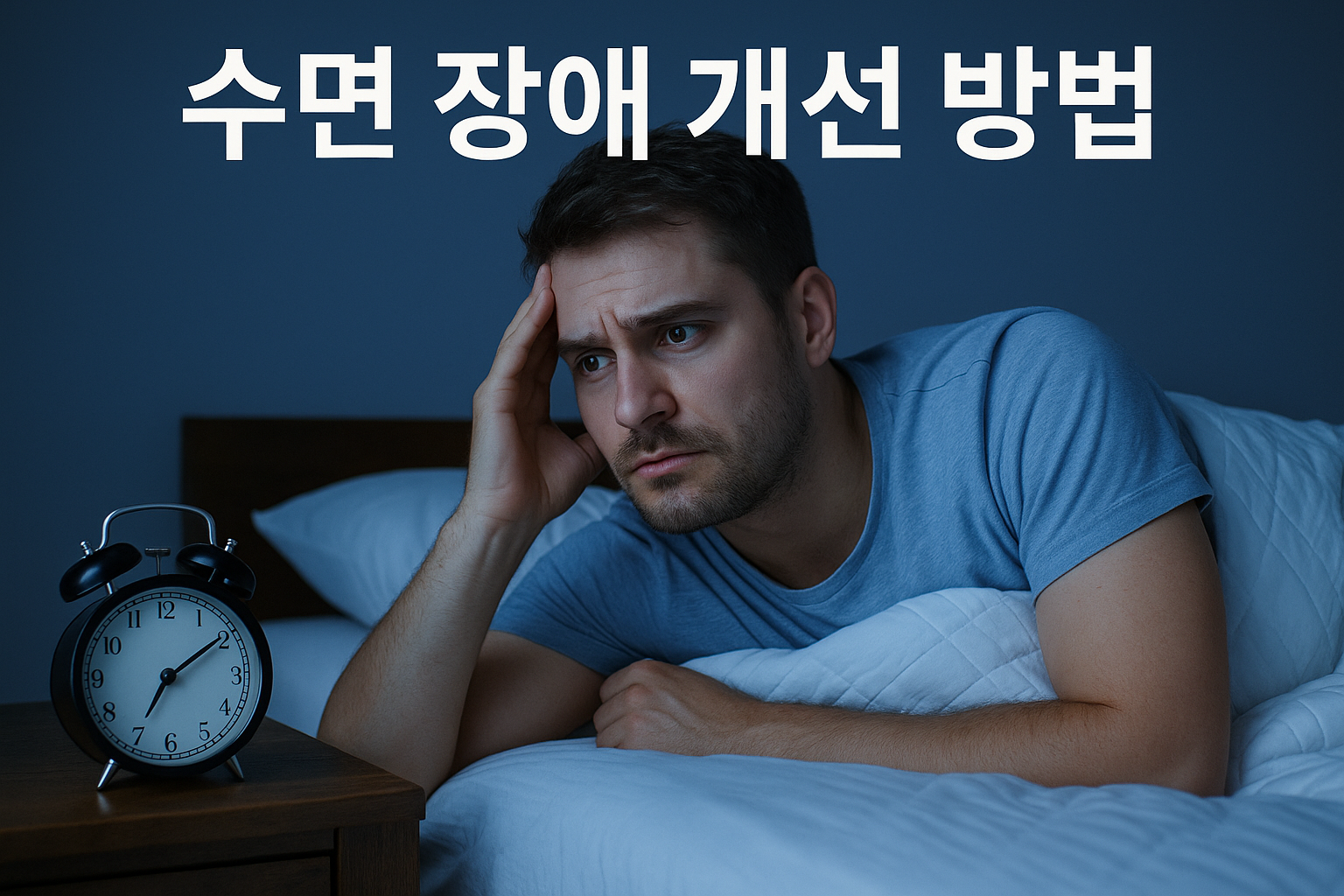 수면 장애 개선 방법 관련 사진