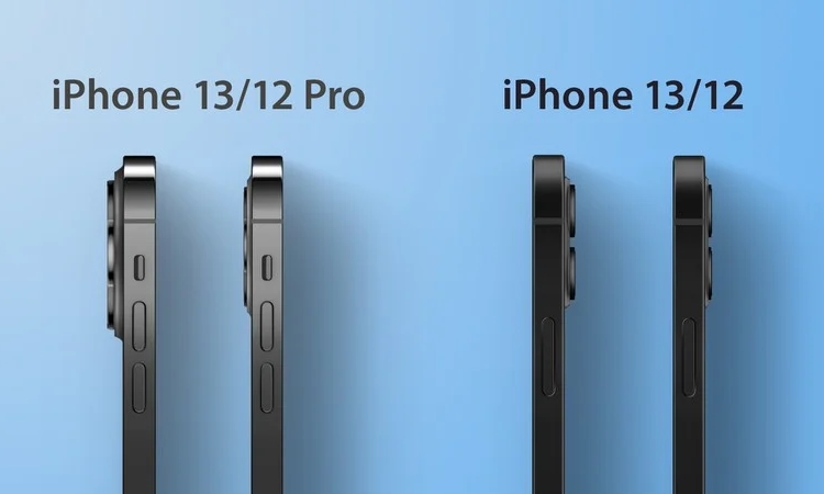 아이폰-13-카메라-12-비교-카툭튀- 옆모습