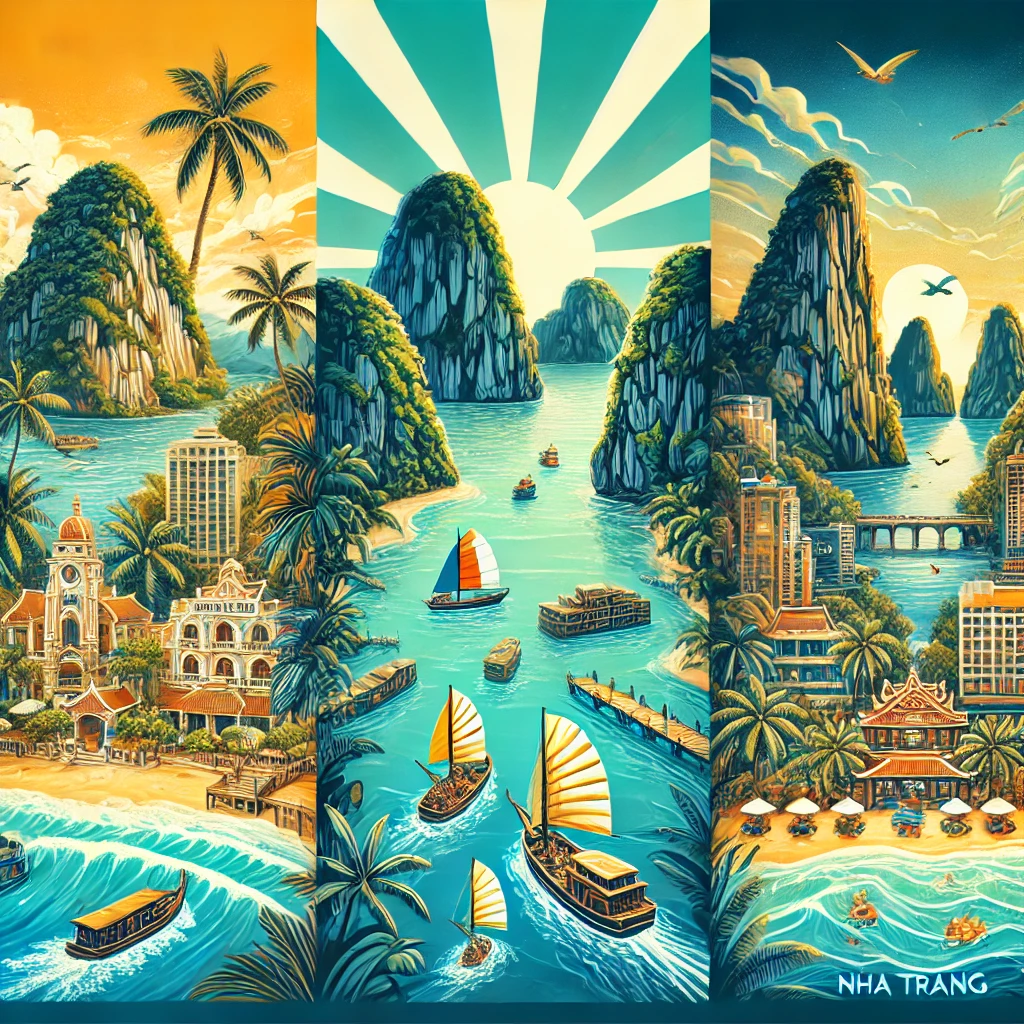 푸꾸옥,하롱베이,나트랑 여행비교