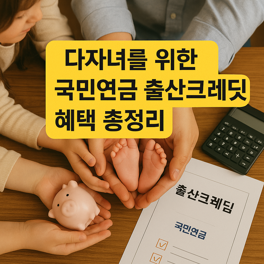 다자녀를 위한 국민연금 출산크레딧