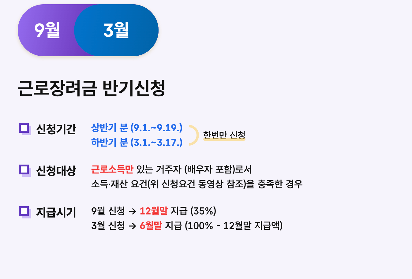 근로장려금 반기신청