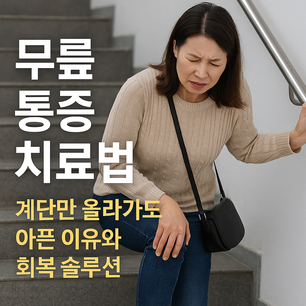 무릎이 욱신거릴 때 병원은 어디로? 통증 원인과 치료법 완벽 가이드