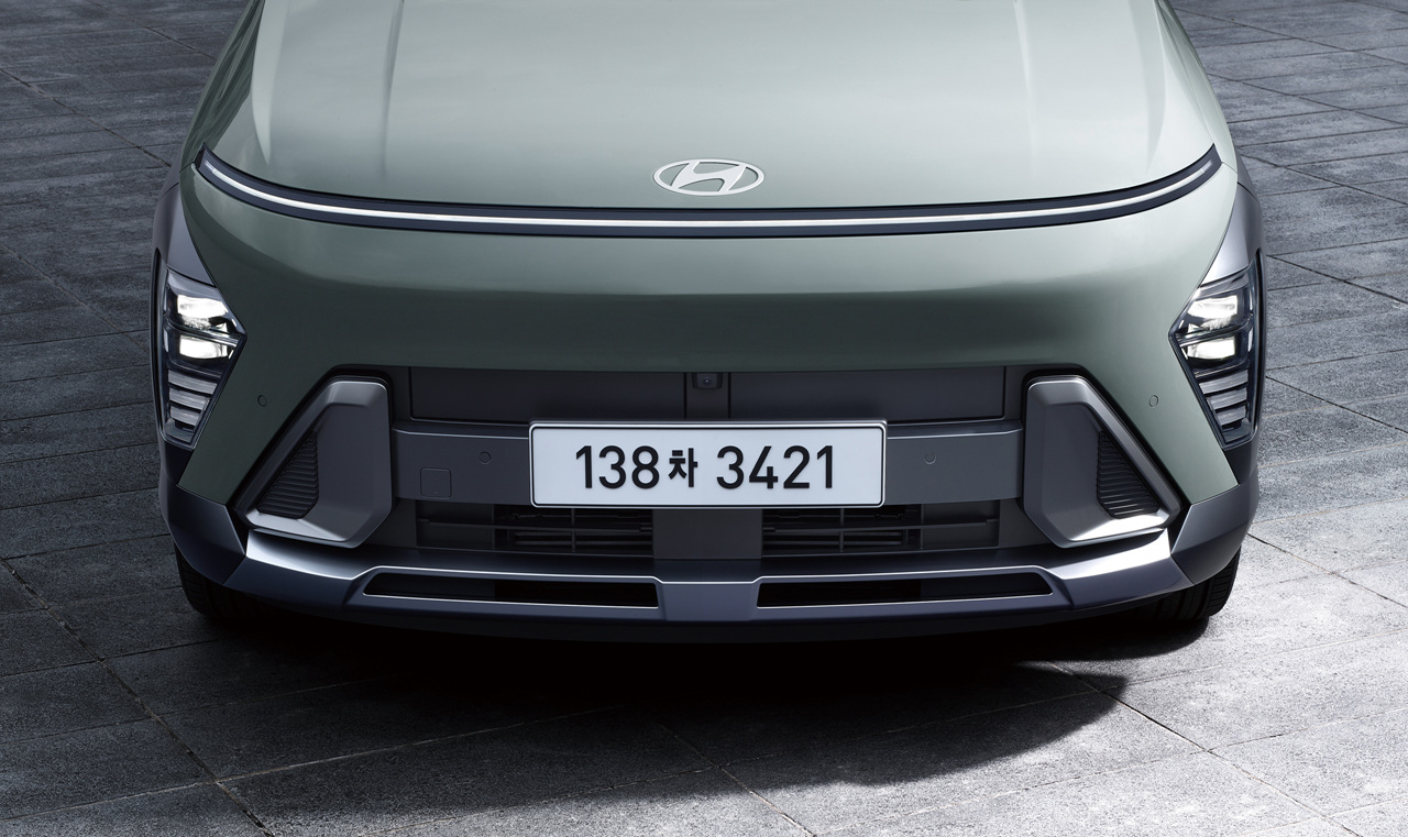 2024년형 코나 전면부 그릴사진