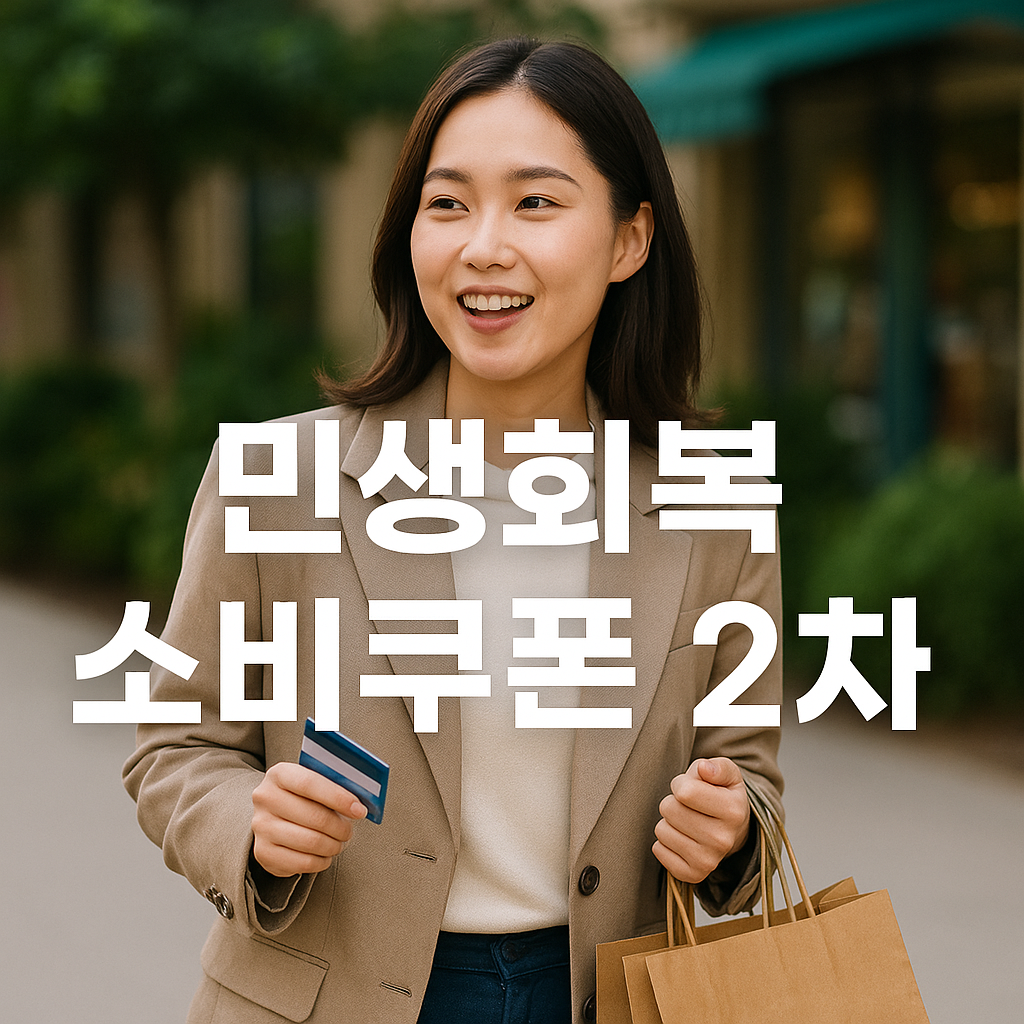 민생회복 소비쿠폰 2차, 대상자 조건·지원금 혜택