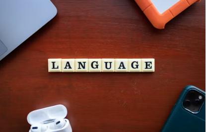 LANGUAGE라고 쓰여 있는 사진