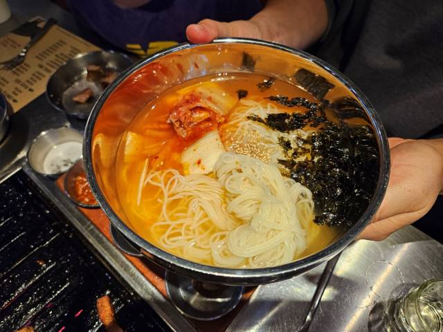 김치말이국수