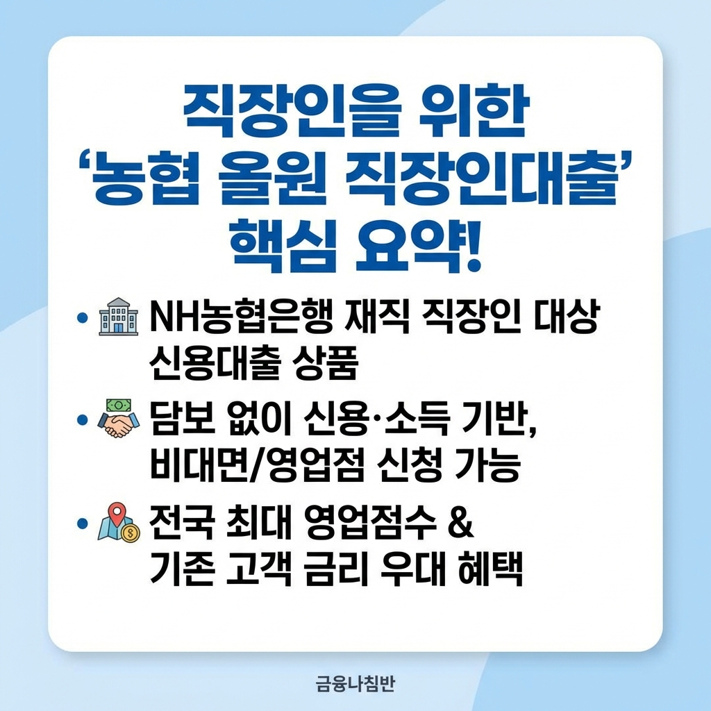 농협 올원 직장인대출 조건 02