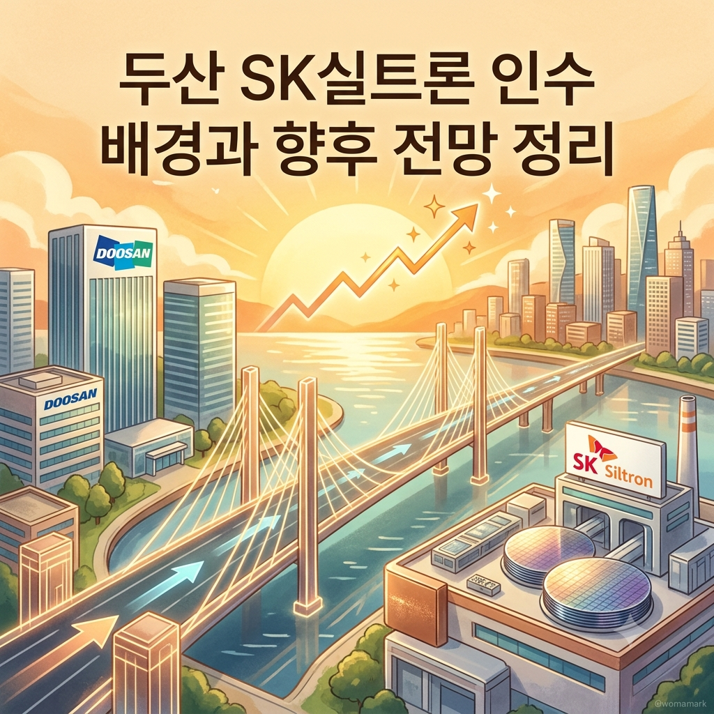 두산 SK실트론 인수 배경과 향후 전망 정리