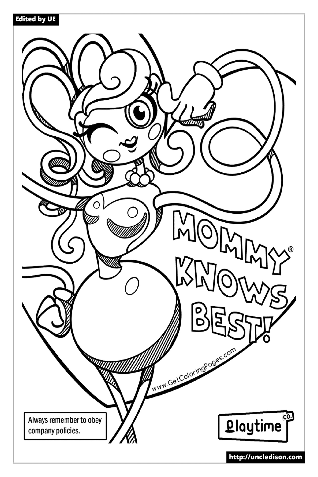 파피플레이타임 색칠공부 도안