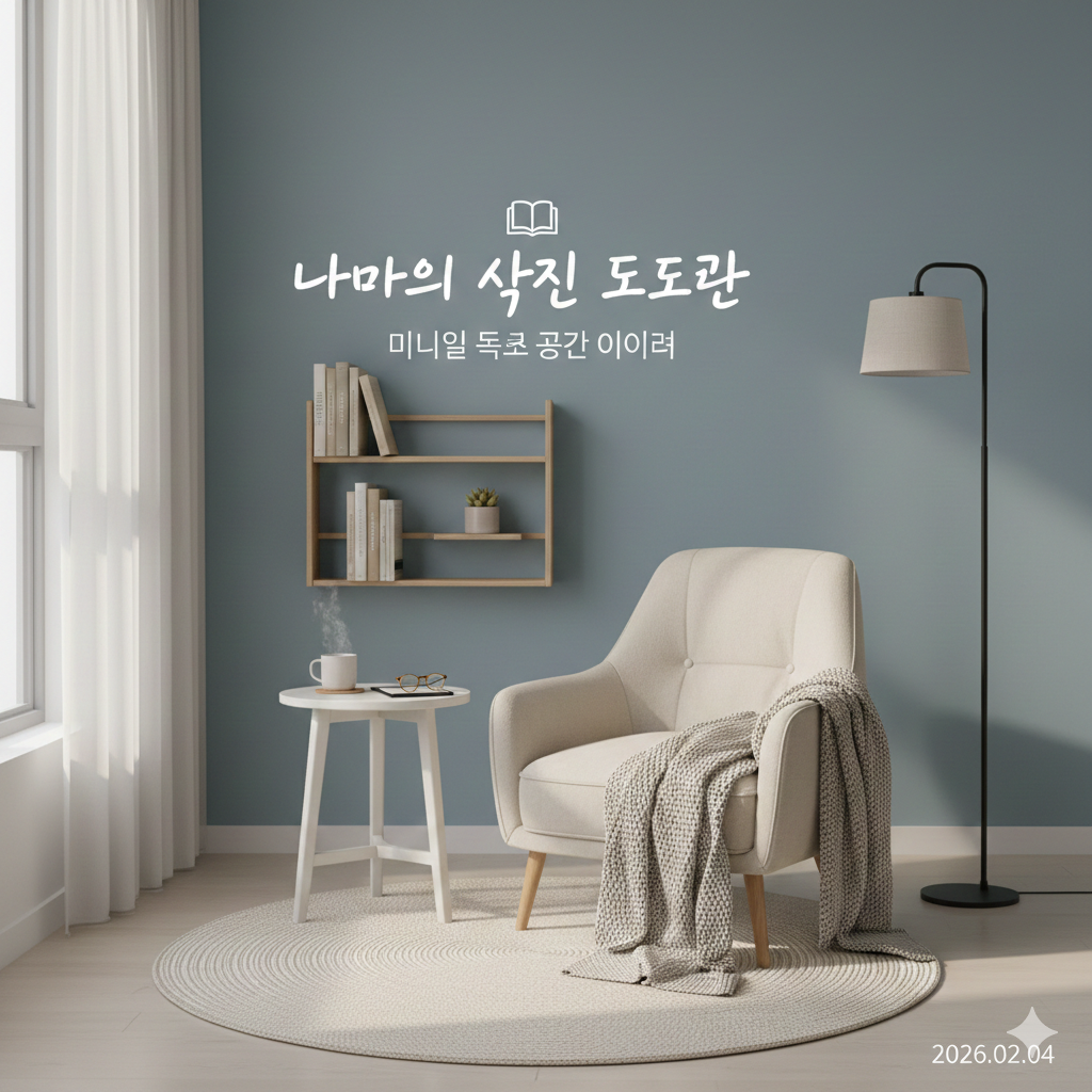 1인 가구를 위한 미니멀 독서 공간 만들기