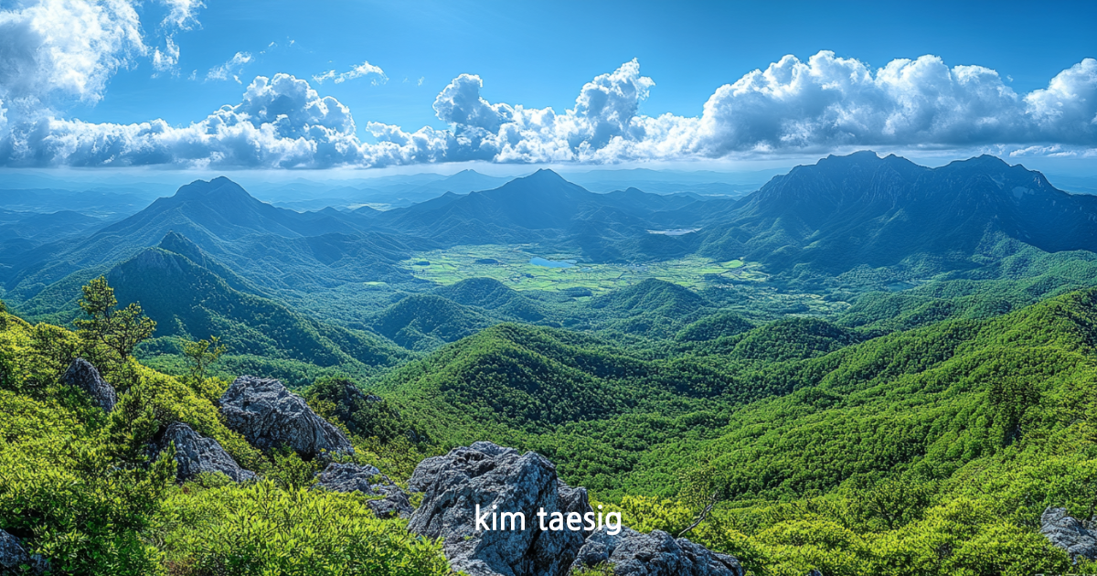 백운산의 사계절