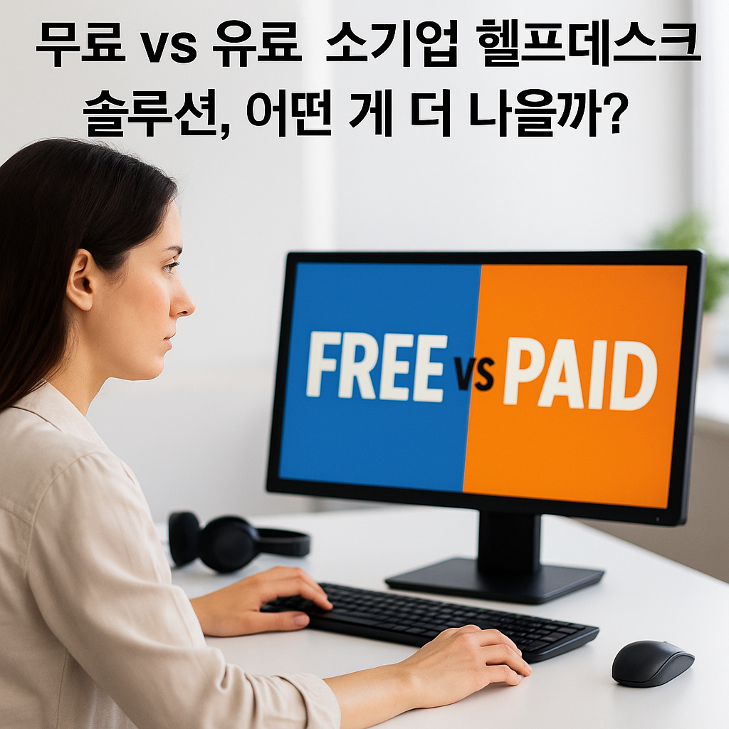 무료 vs 유료 소기업 헬프데스크 솔루션, 어떤 게 더 나을까? 관련 사진