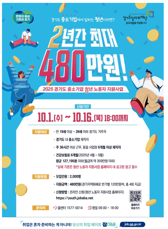 경기도 청년 노동자 지원사업