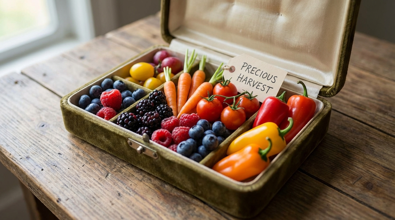 금값보다 비싸진 신선식품 물가를 풍자하는 이미지