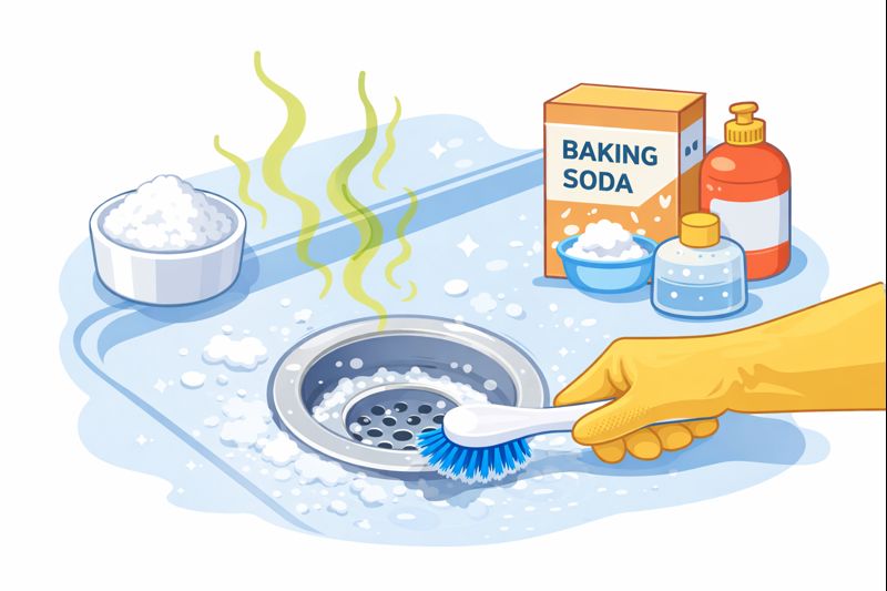 배수구 청소하기