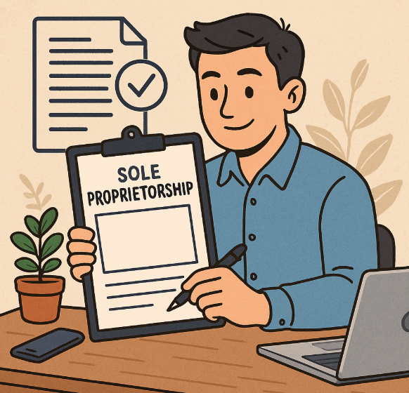 개인사업자 등록 포스터